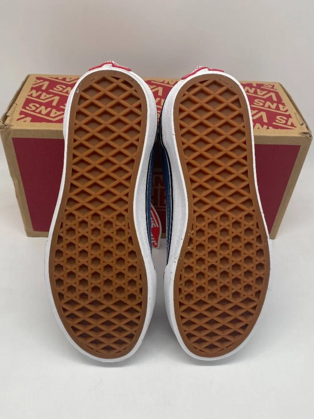 VANS OLD SKOOL NAVY/TRUE WHITE US YOUTH SIZE 1.5